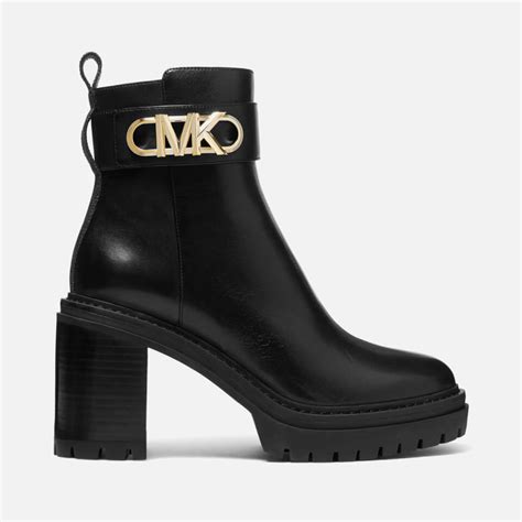 michael kors leather platform boots.